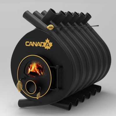 Печка на дърва Canada Калориферна печка на дърва «Canada»  «04» със стъкло